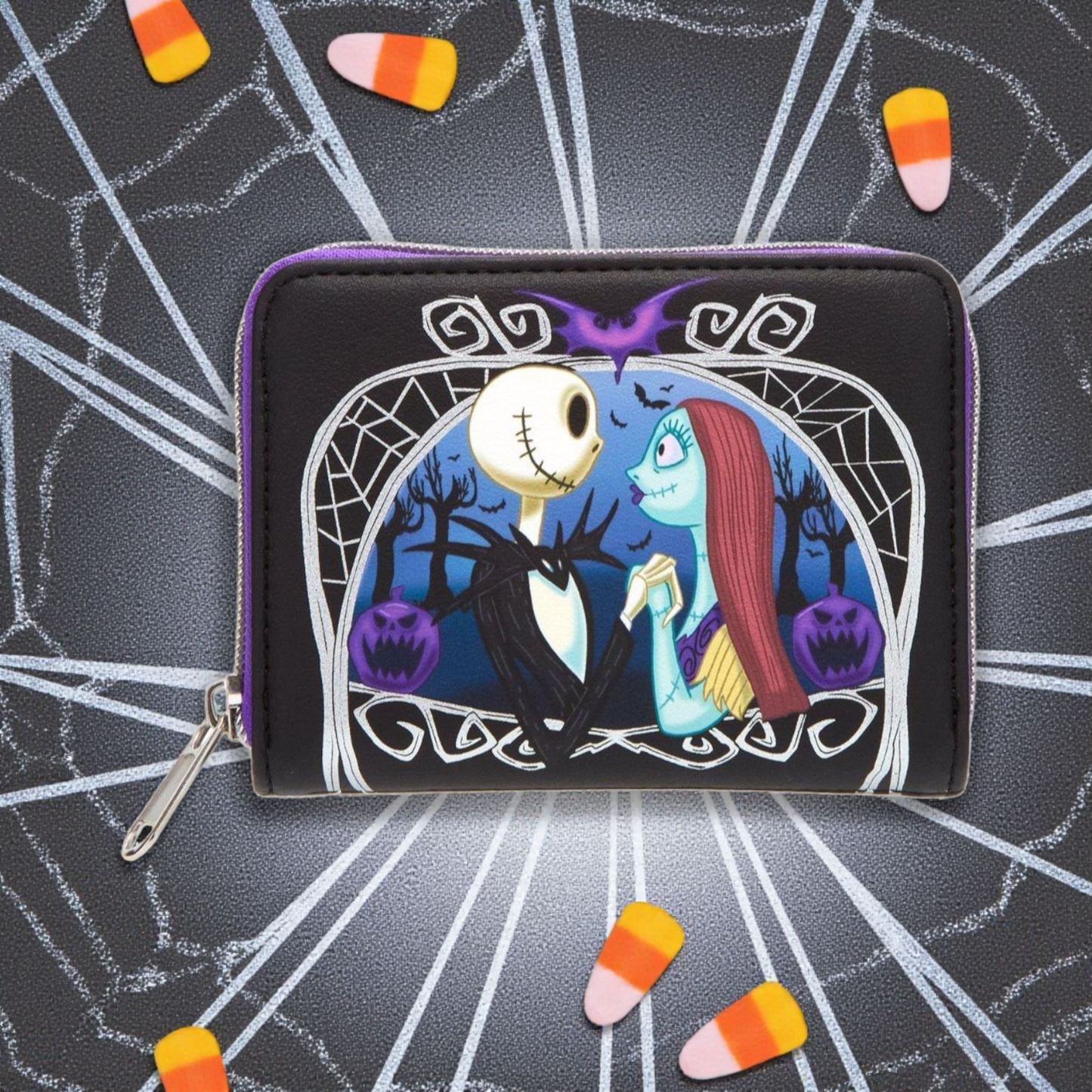 Loungefly Disney Nightmare Before Christmas Jack and Sally Wallet