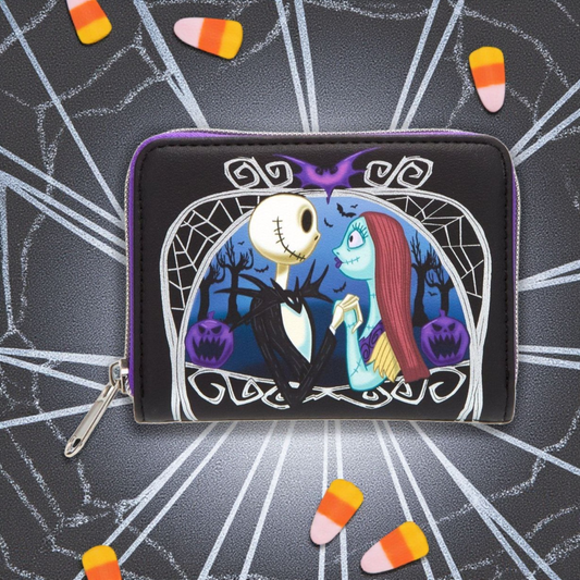 Loungefly Disney Nightmare Before Christmas Jack and Sally Wallet