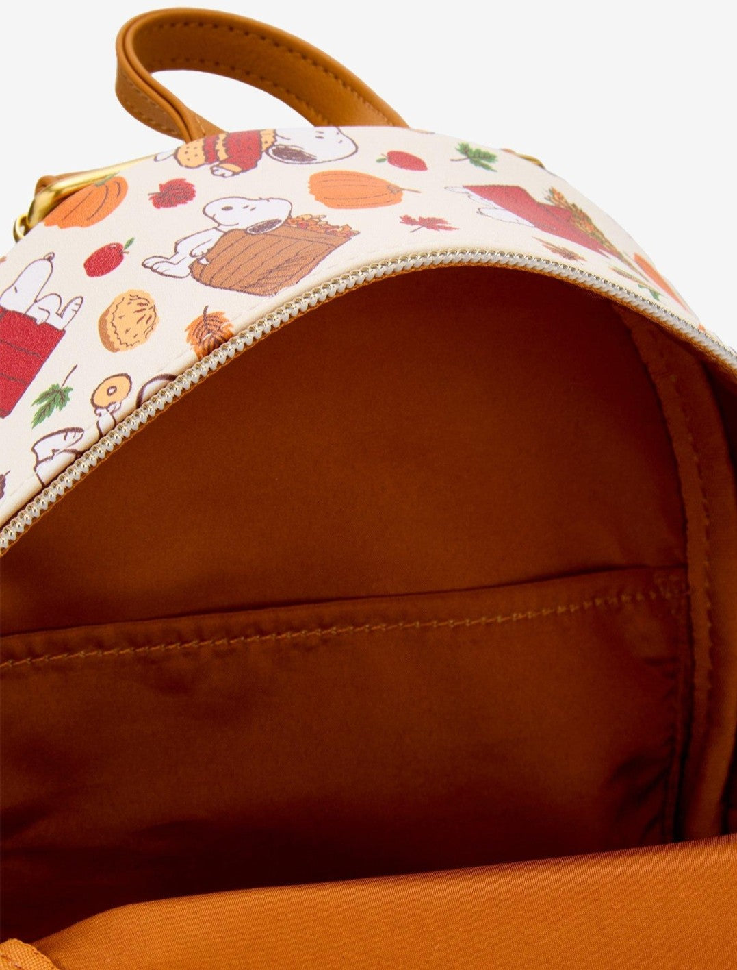 Loungefly Peanuts Snoopy in Fluffy Sweater Thanksgiving Backpack