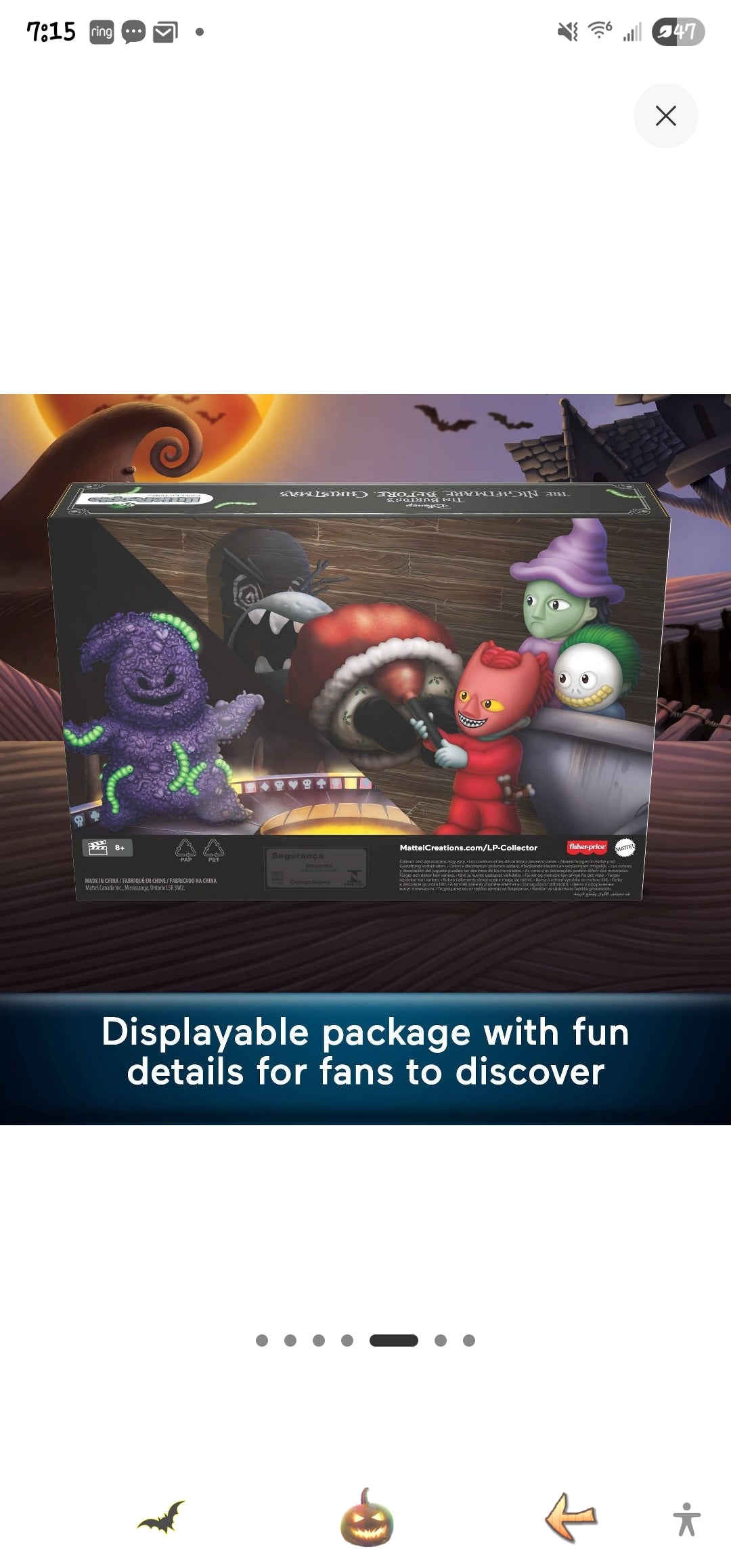 Little People Nightmare Before Christmas Oggie Boogie, Lock, Shock and Barrel