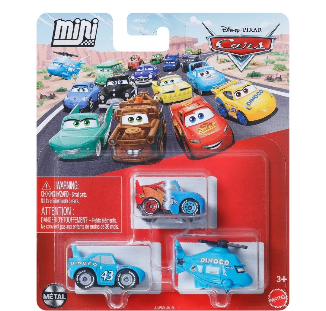 Disney Pixar Cars Mini Racers 3-Pack for 2026
