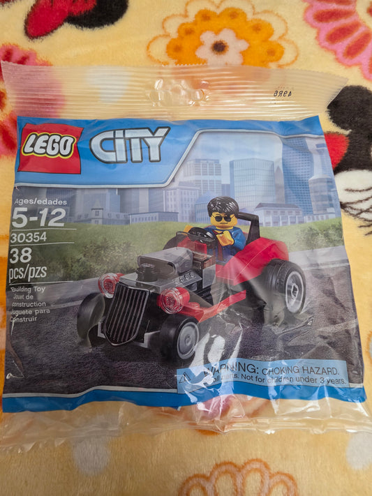 Lego City 30354 Hot Rod Car and Driver Set "Retired"
