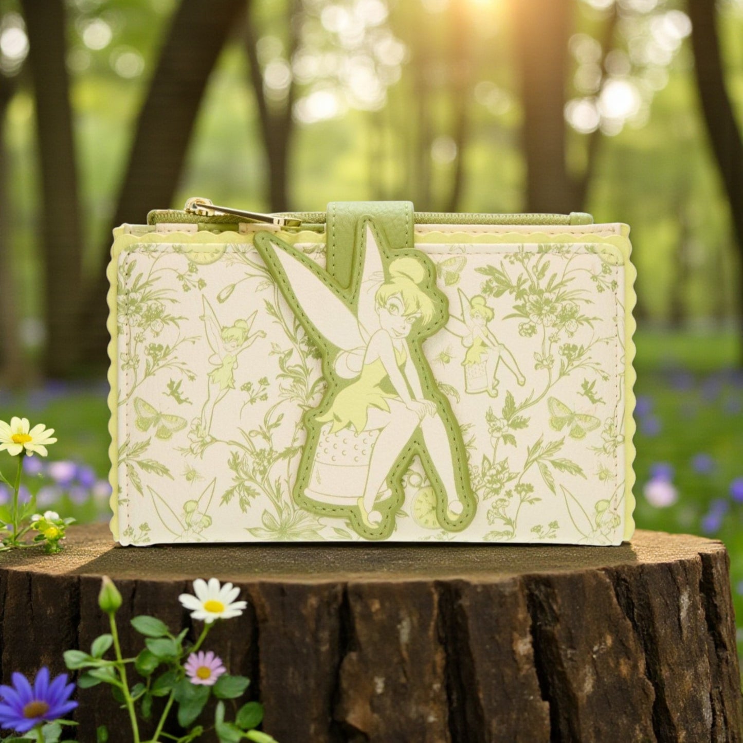 Loungefly Disney Tinkerbell Allover Print Wallet