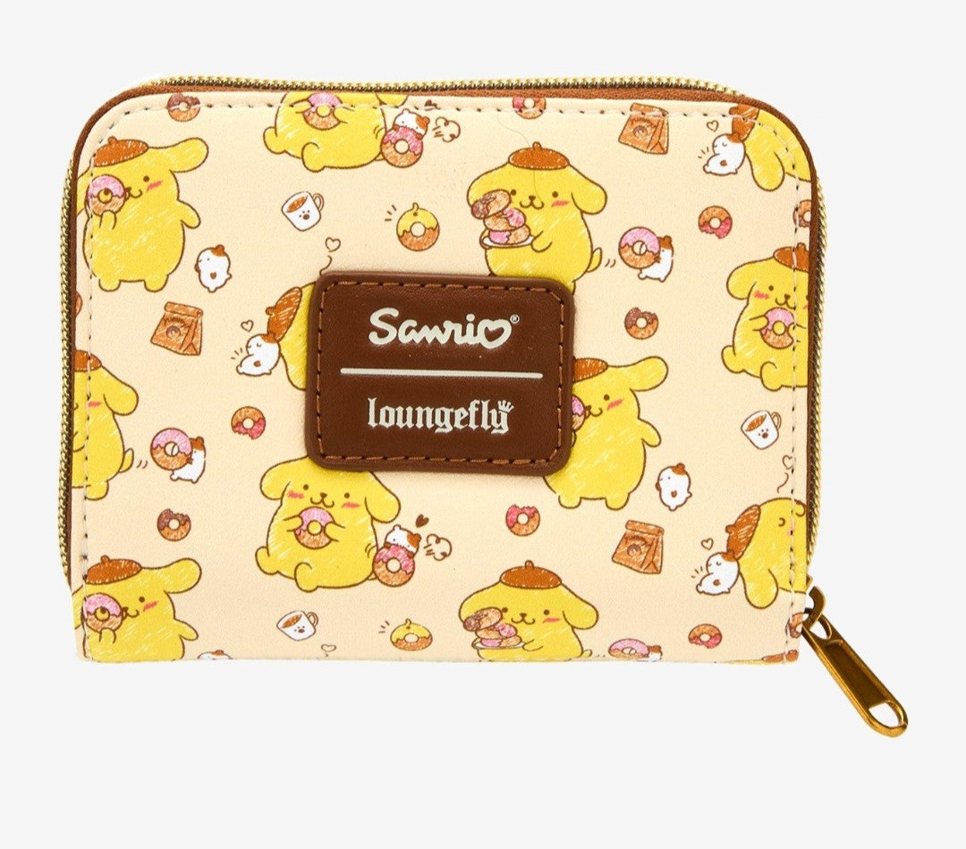 Loungefly Sanrio Hello Kitty Pompompurin Donut Wallet