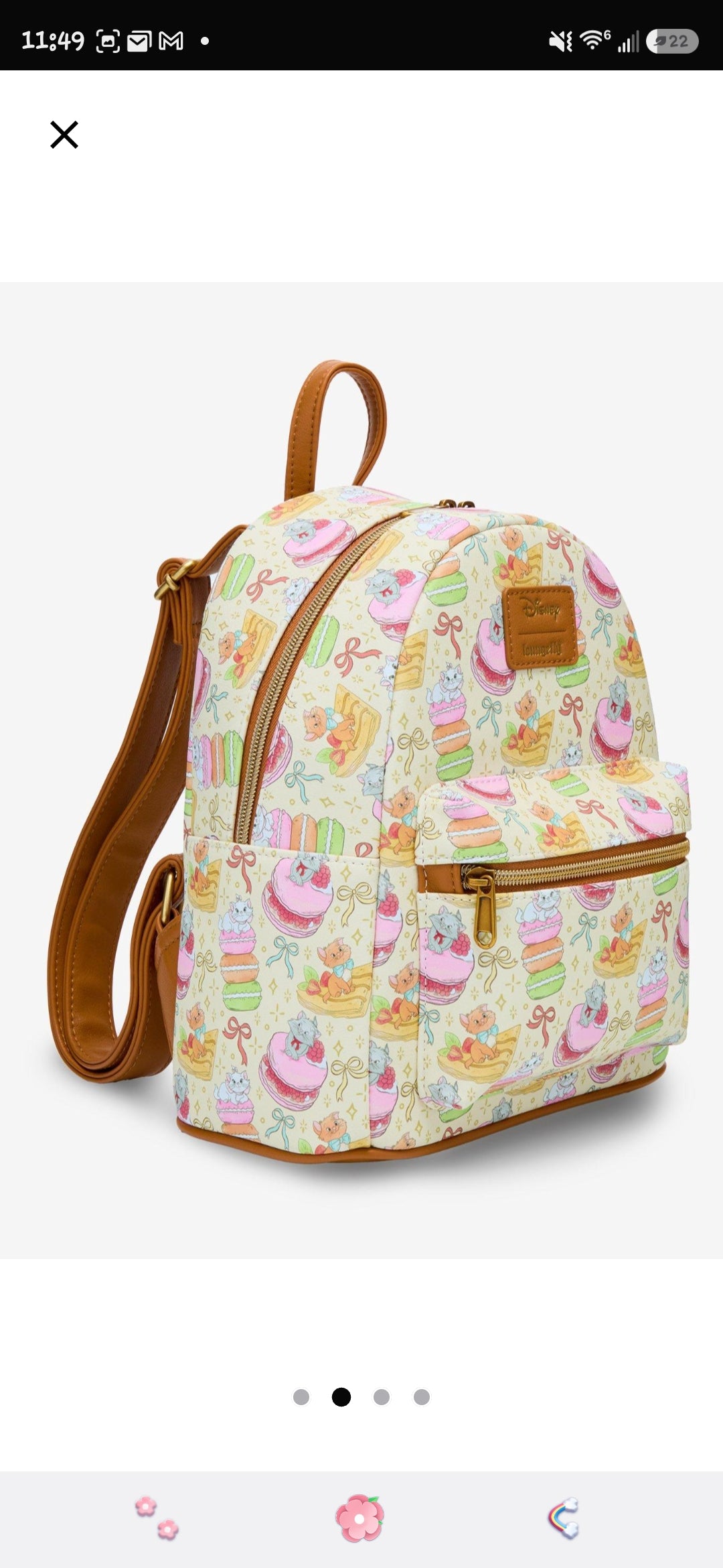 Loungefly Disney Aristocats Macaroons Backpack