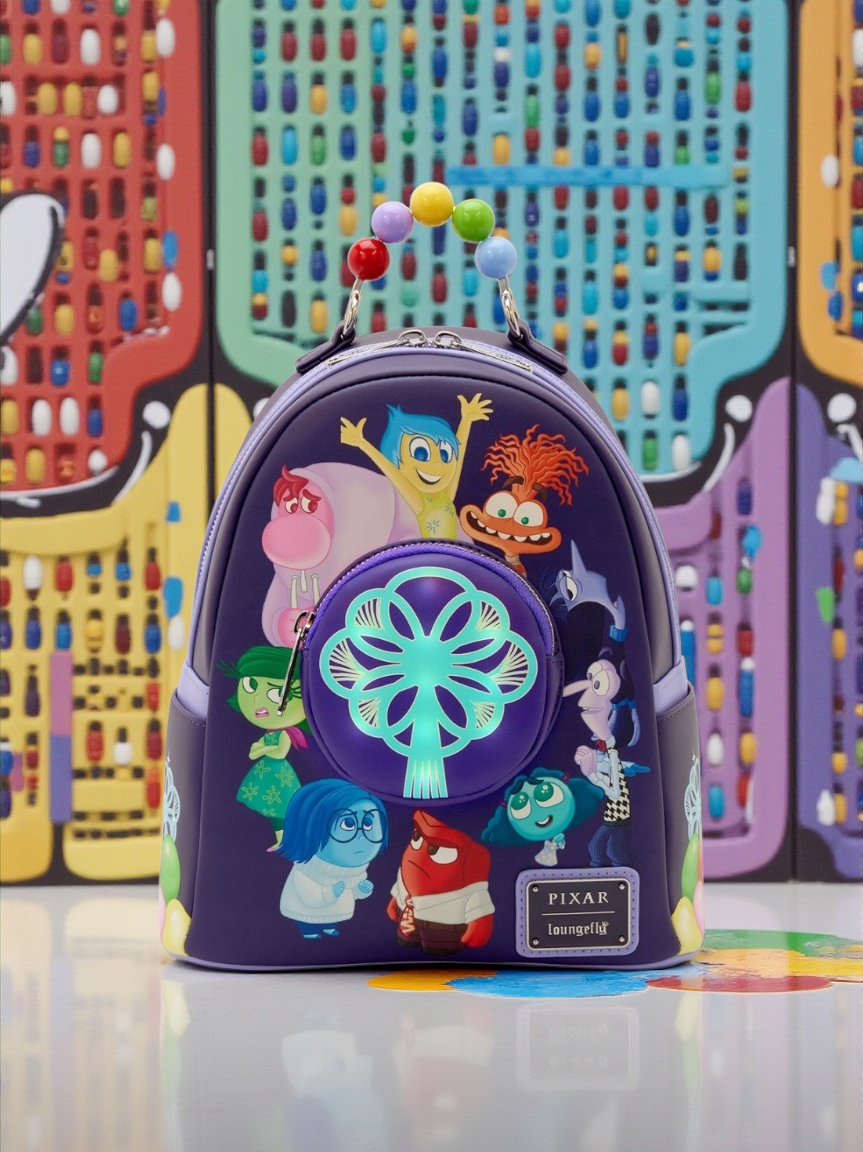 Loungefly Disney Pixar Inside Out 2 Emotions Light-Up Backpack