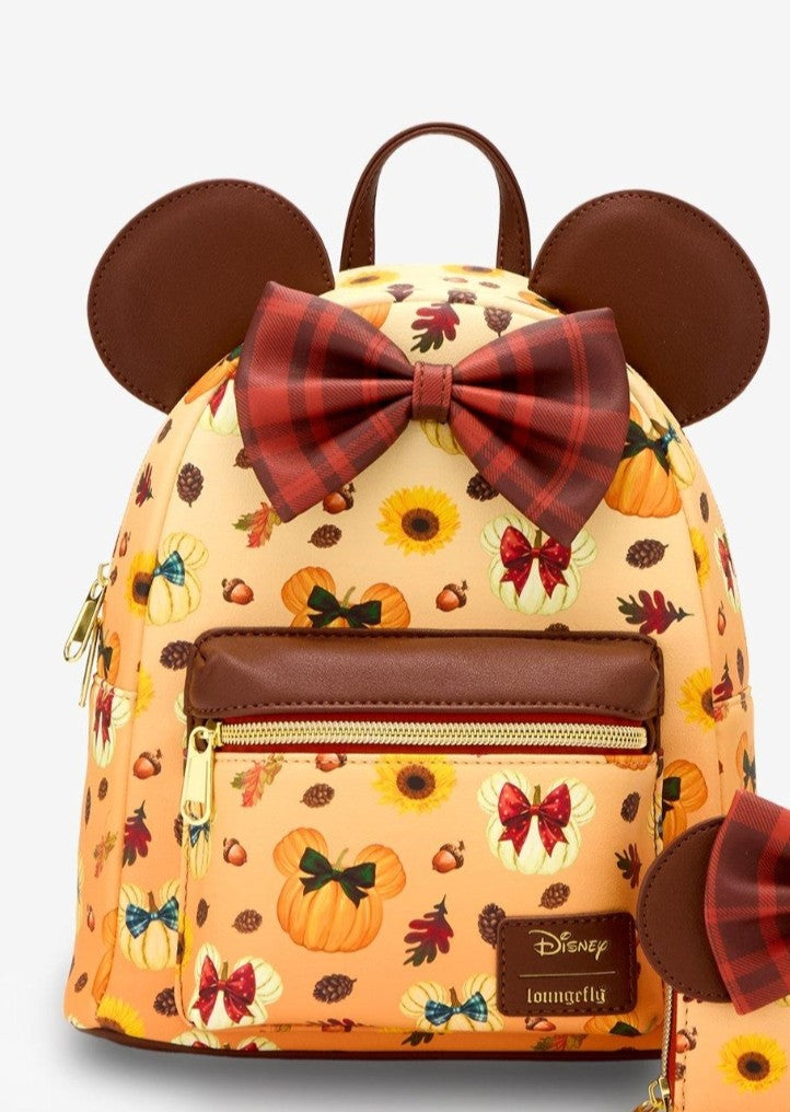 Loungefly Disney Minnie Mouse Fall Ears Backpack