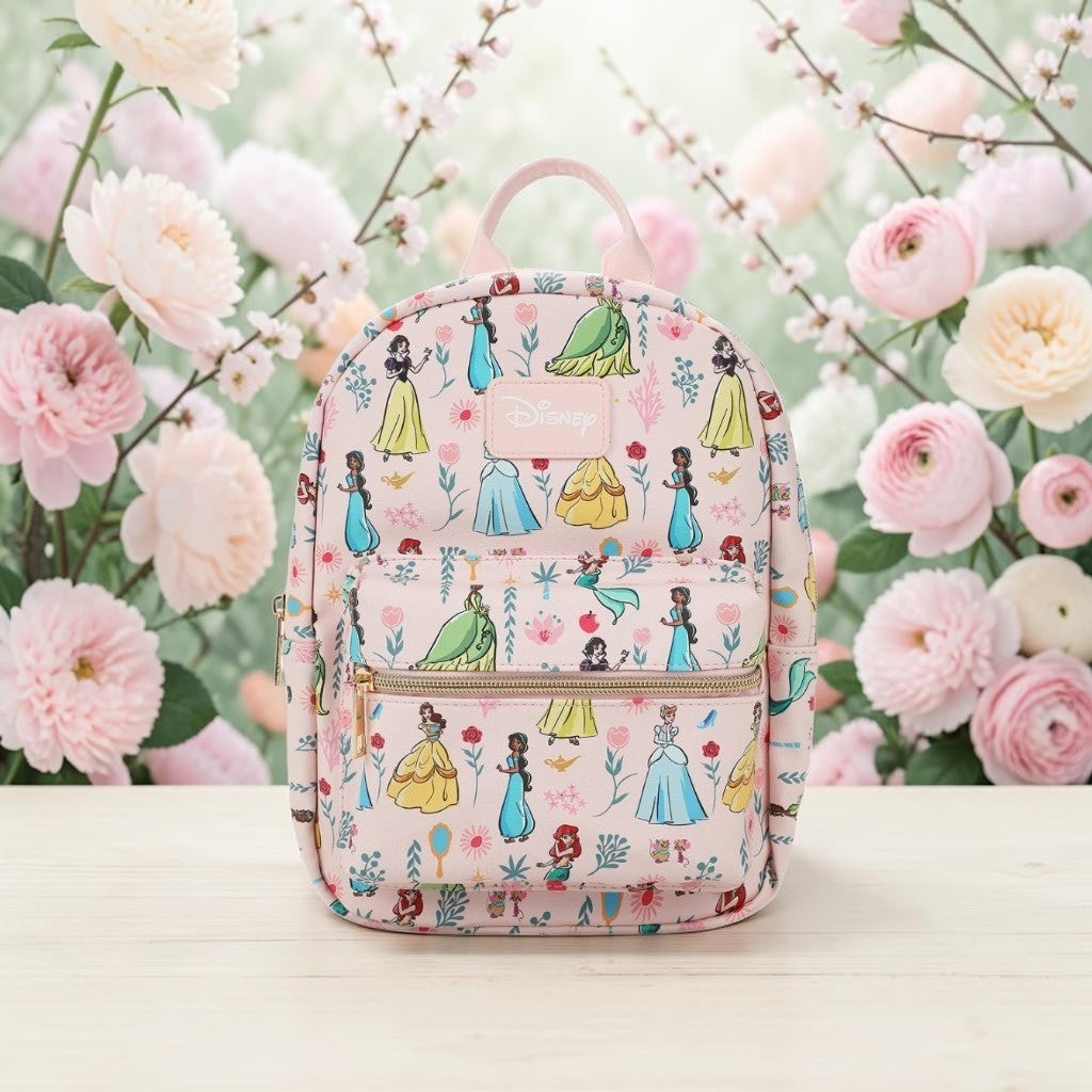 Disney Princesses All Over Print Mini-Backpack