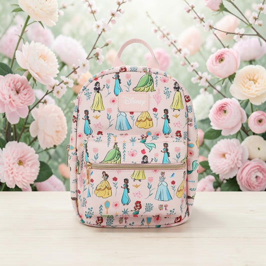 Disney Princesses All Over Print Mini-Backpack