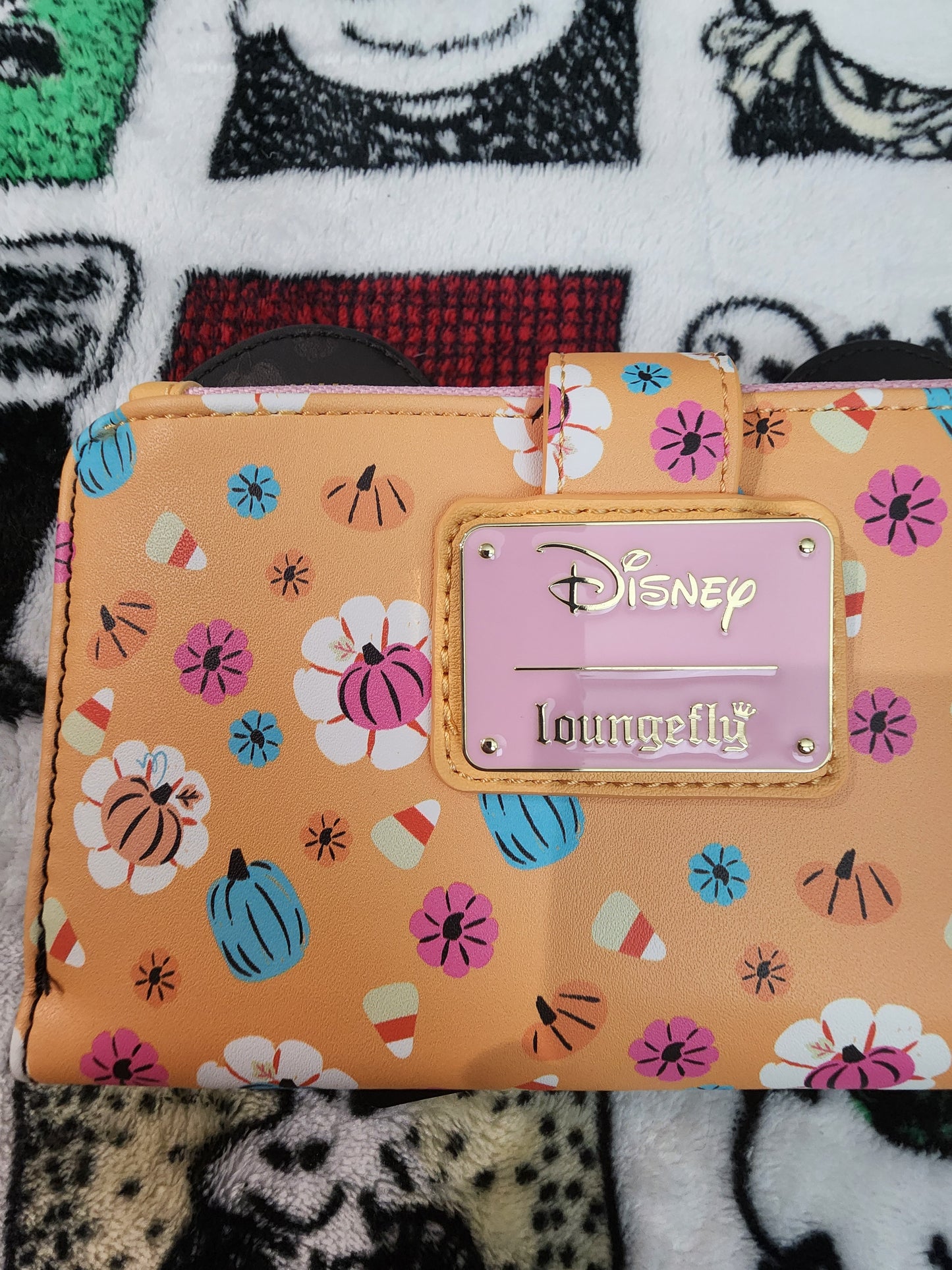 Loungefly Disney Minnie Mouse Halloween Pumpkin Wallet