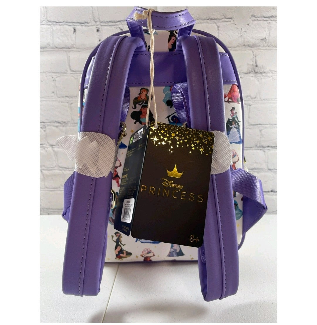 Loungefly Disney Princesses Silhouette Dress Graphic Exclusive Backpack