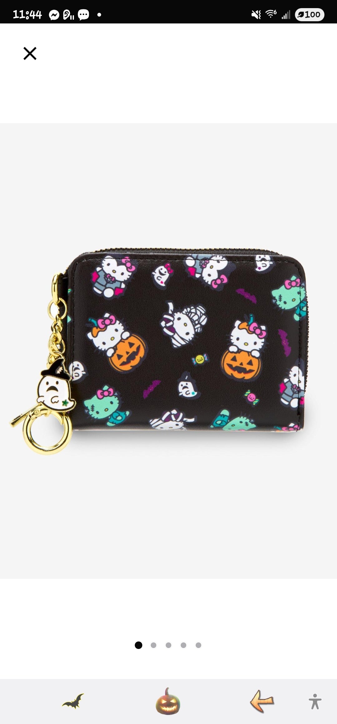 Her Universe Hello Kitty and Friends Halloween Wallet