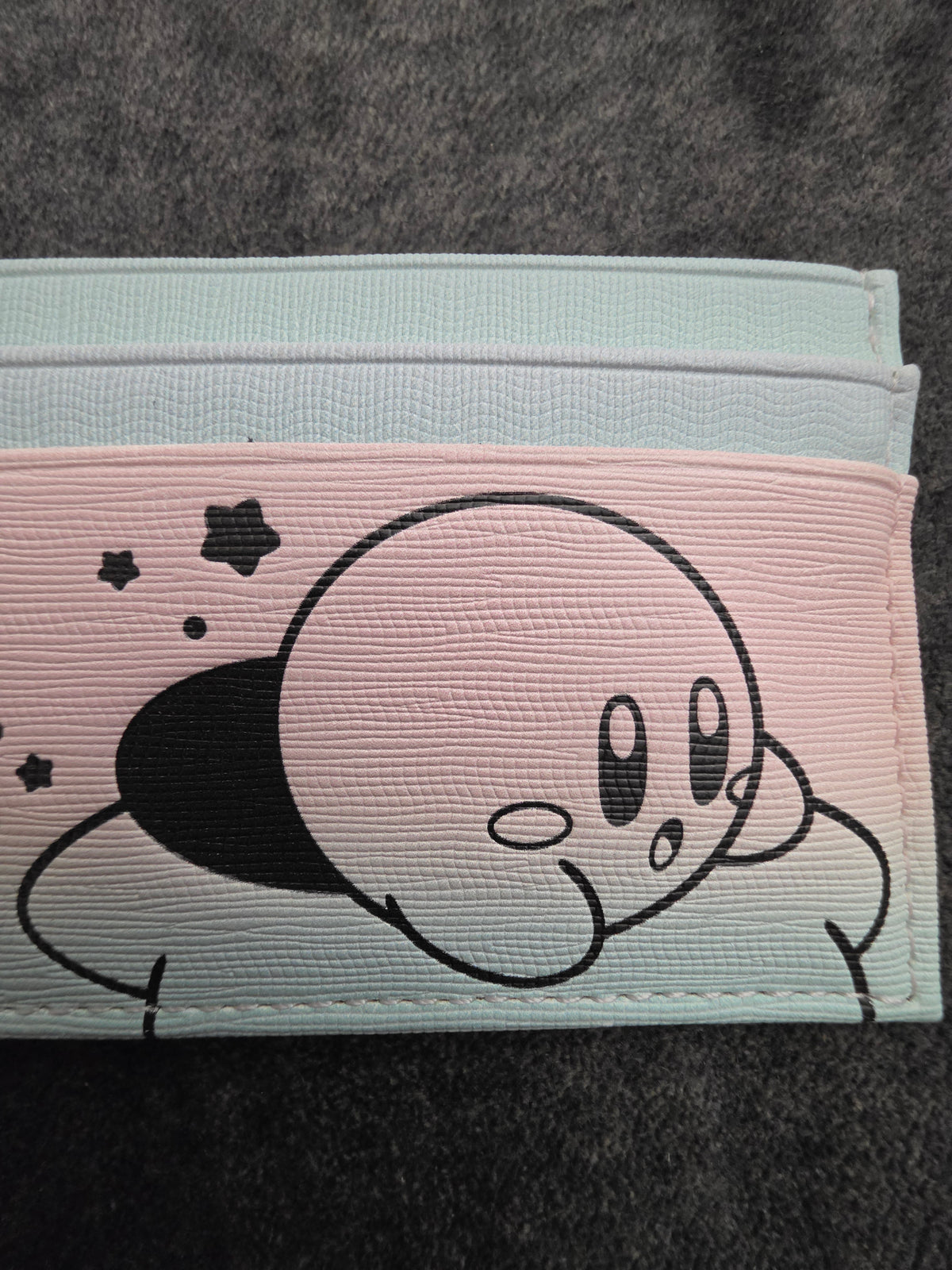 Nintendo Kirby Warp Star Riding Ombre Card Holder