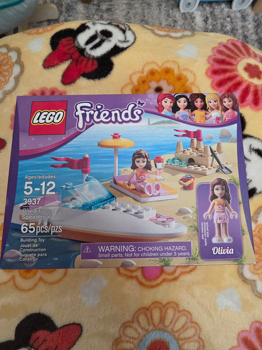 Lego Friend 3937 Olivia's Speedboat Set "Retired"