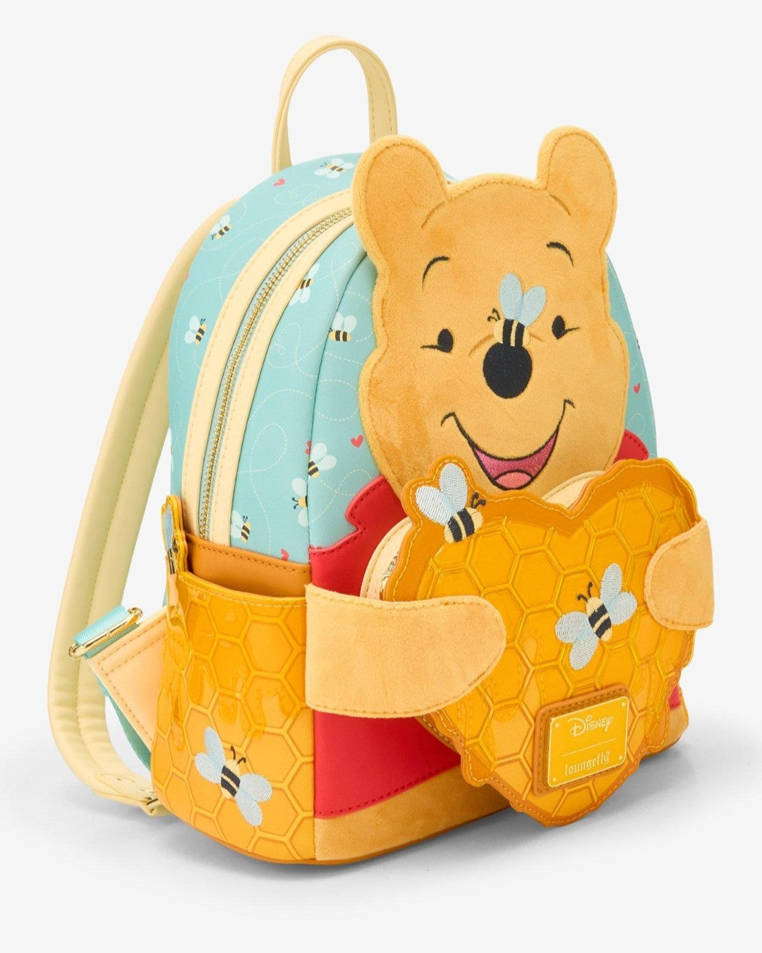Loungefly Disney Winnie the Pooh Heart Shaped Honeycomb Backpack