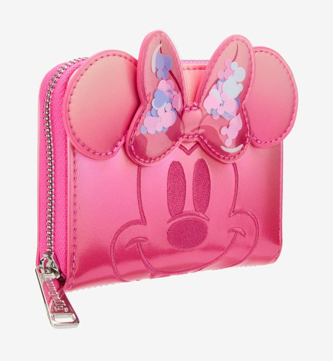 Loungefly Disney Minnie Mouse Ears and Bow Ombre Pink Wallet