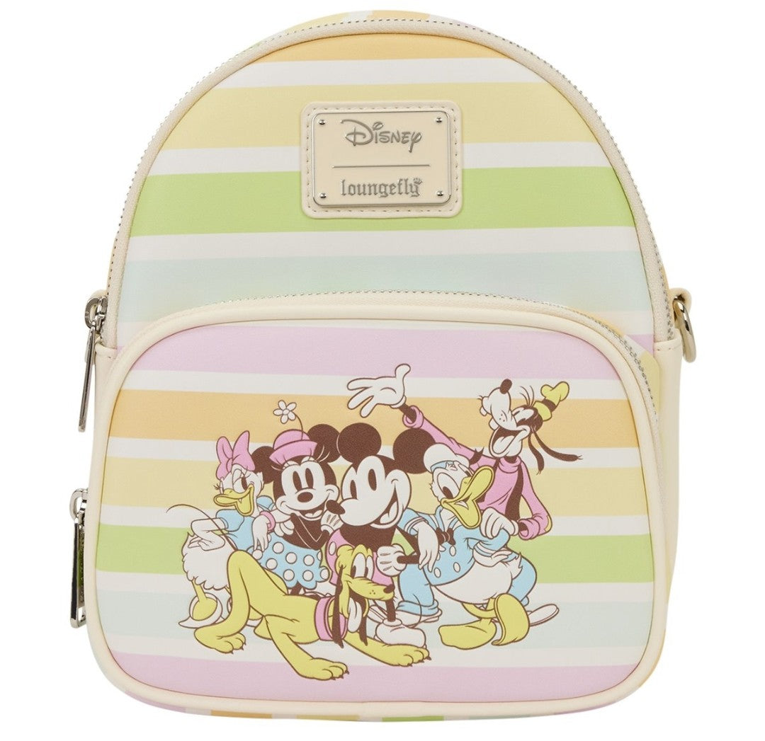 Loungefly Disney Sensational Six Stripe Convertible Backpack