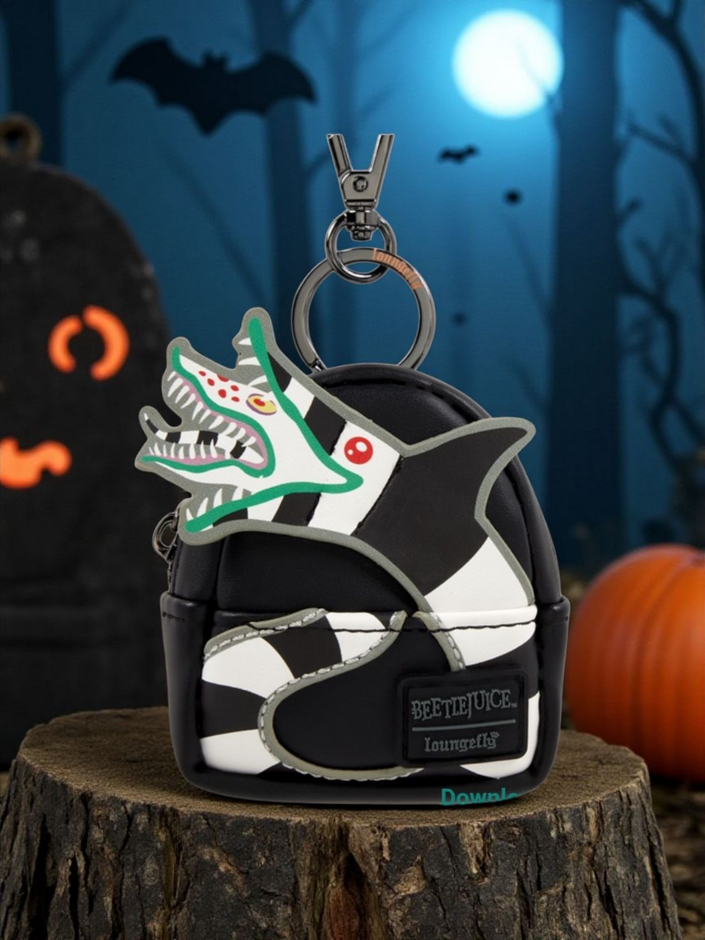 Loungefly Beetlejuice Exclusive Cosplay Mystery Mini Backpack Bag Clips