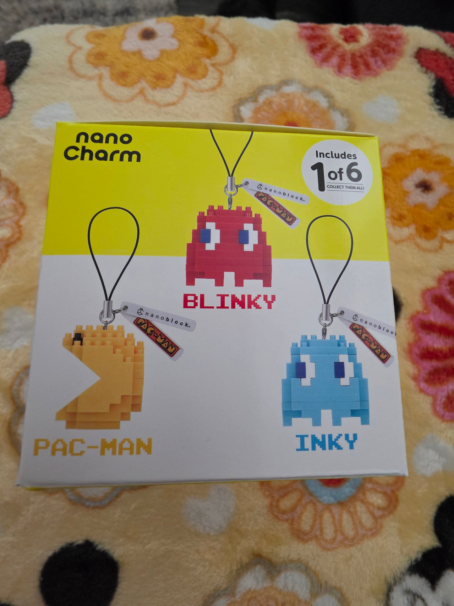 Kawada Pac-Man Nano Phone Charm/Keychain
