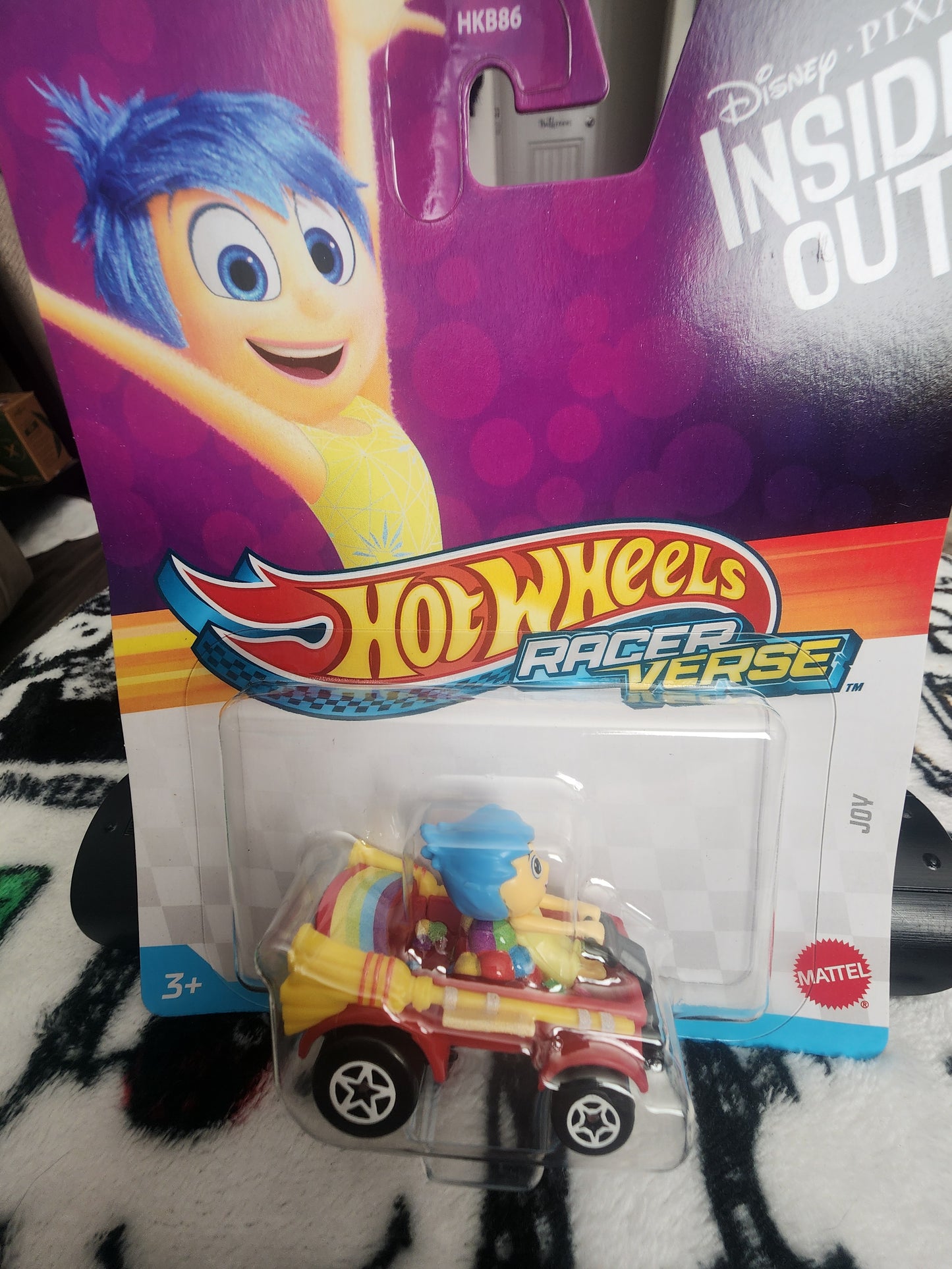 Hot Wheels Disney Pixar Inside Out Joy RacerVerse Car