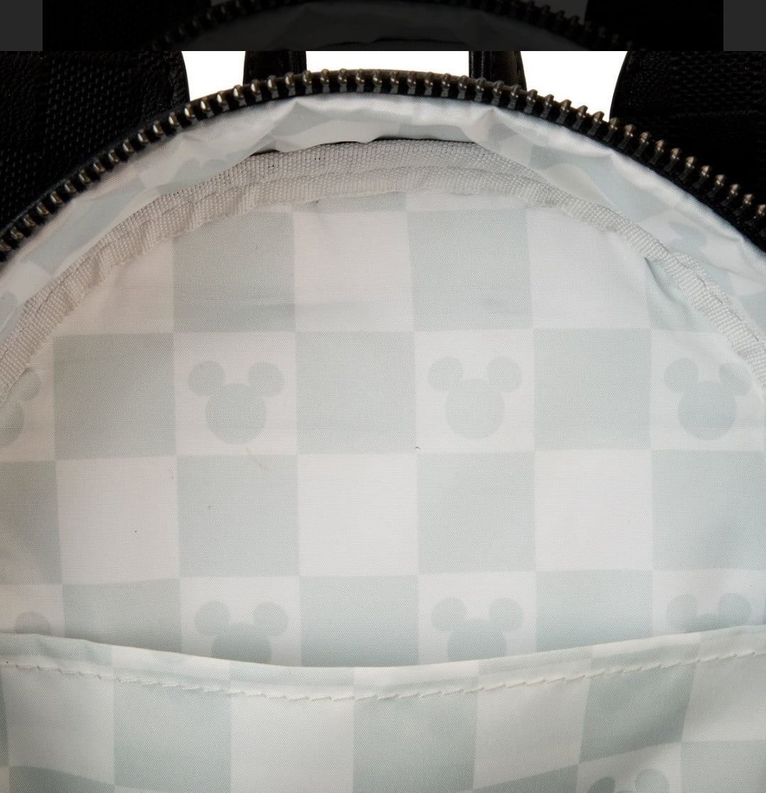 Loungefly Disney Mickey Ear Checkerboard Backpack