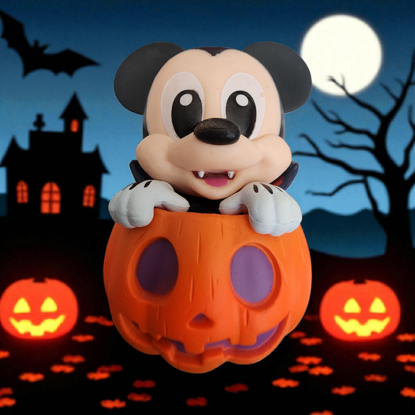 Disney Mickey and Friends Pumpkin Halloween Figures