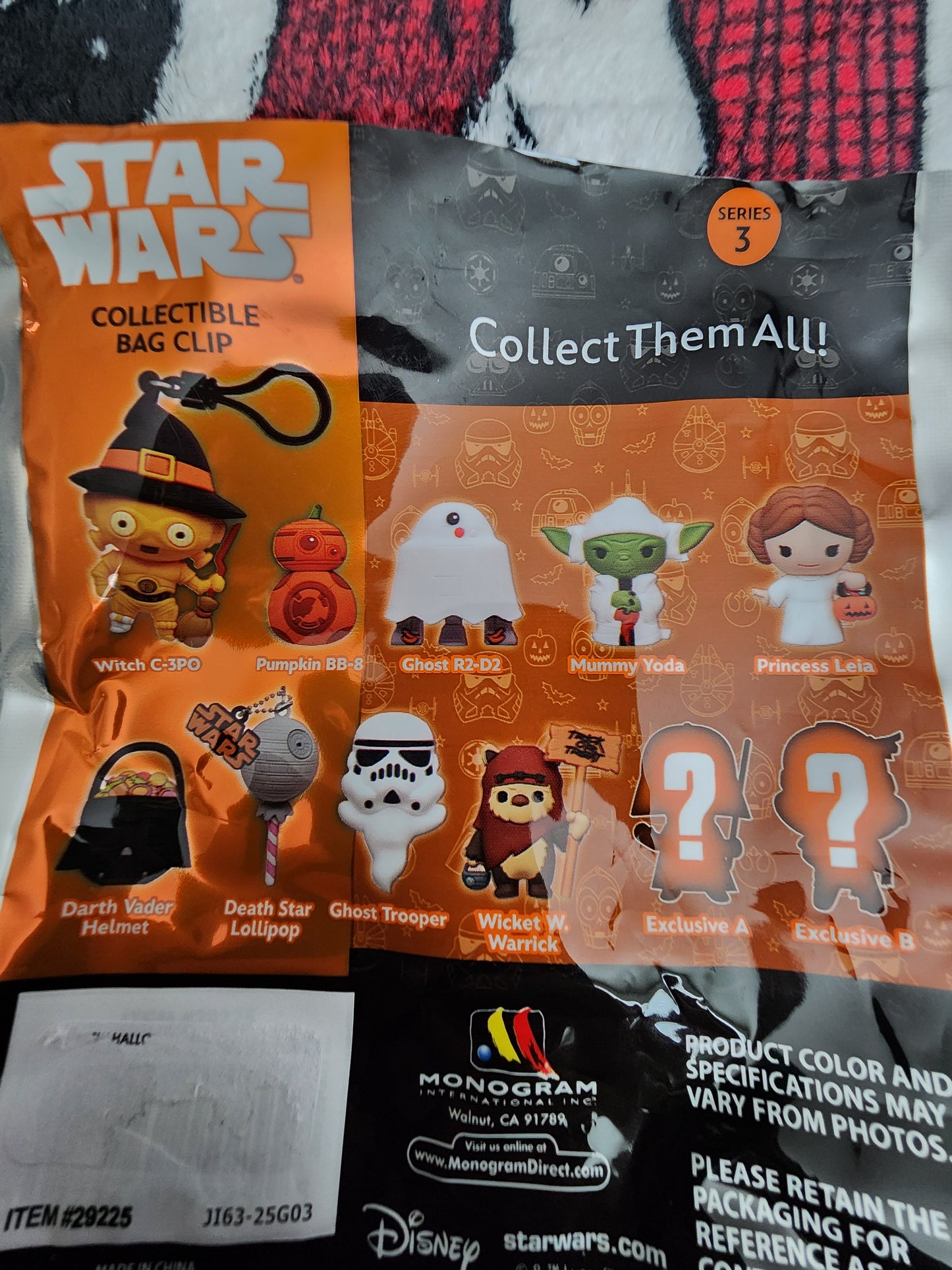 Star Wars Characters Halloween Mystery Bag Clips