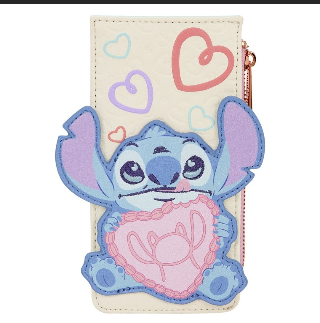 Loungefly Lilo & Stitch Be Mine Vintage Cake Large Card Holder