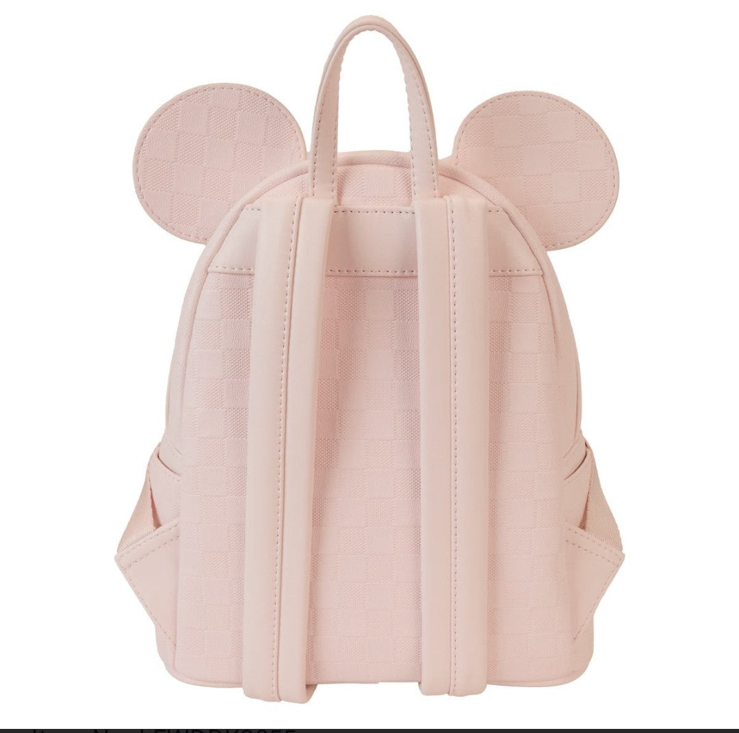 Loungefly Disney Minnie Mouse Ear Checkerboard Backpack