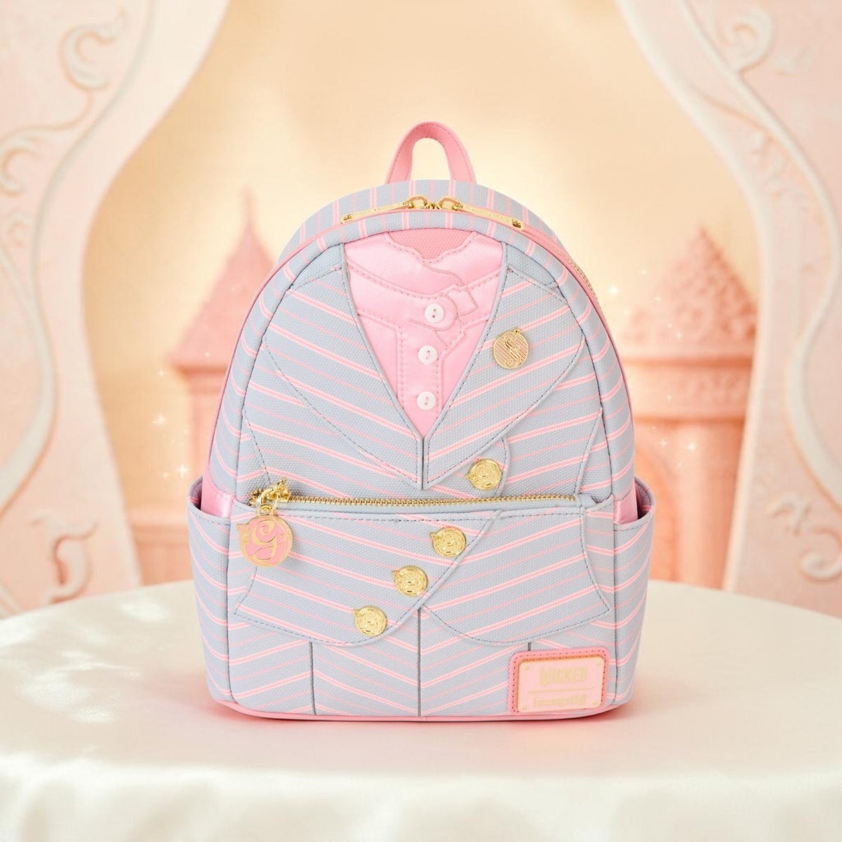 Loungefly Wicked Glinda Shiz University Uniform Cosplay Mini Backpack