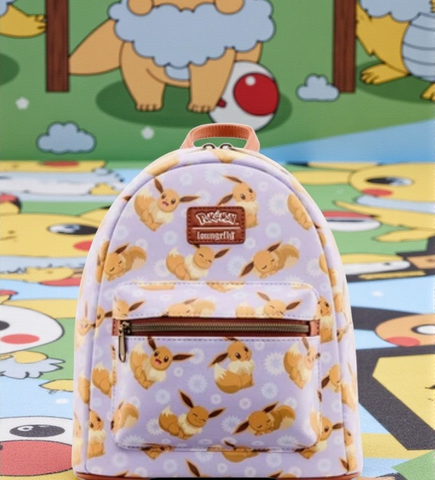 Loungefly Pokemon Eevee Purple Backpack