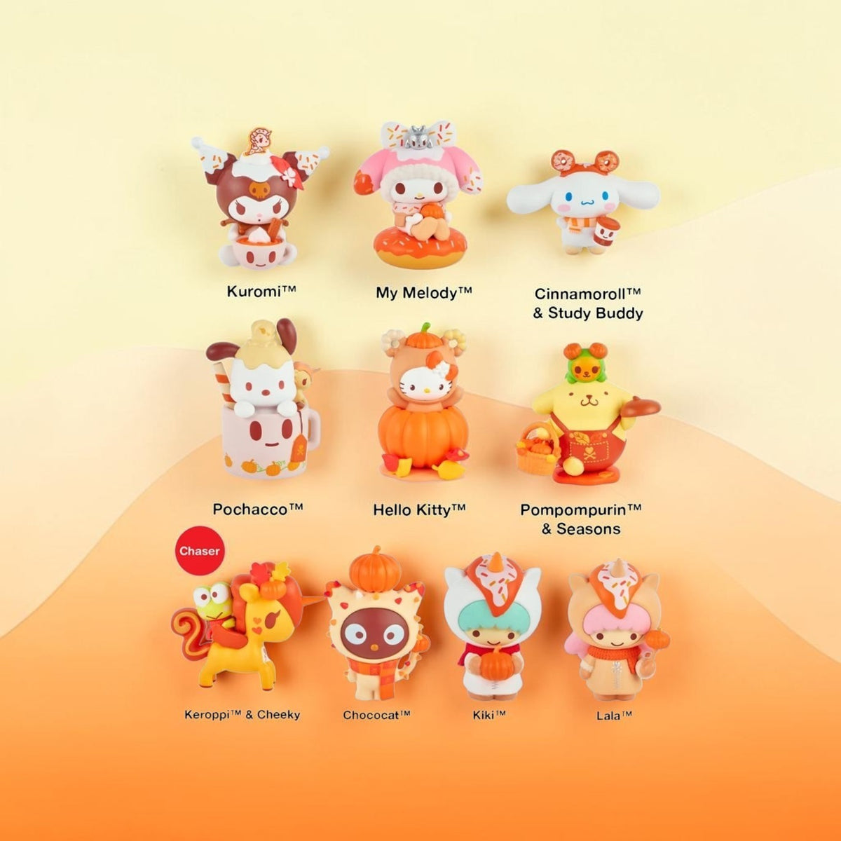 Tokidoki x Hello Kitty and Friends Fall Pumpkin Spice Figure Mystery Collection