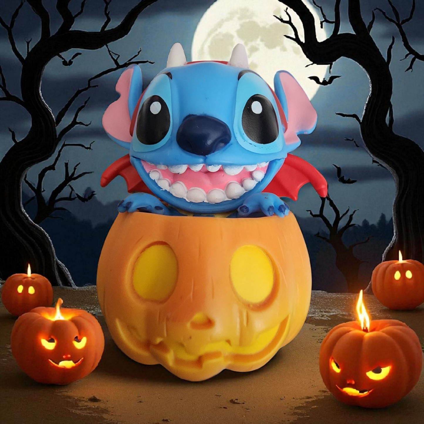 Disney Mickey and Friends Pumpkin Halloween Figures