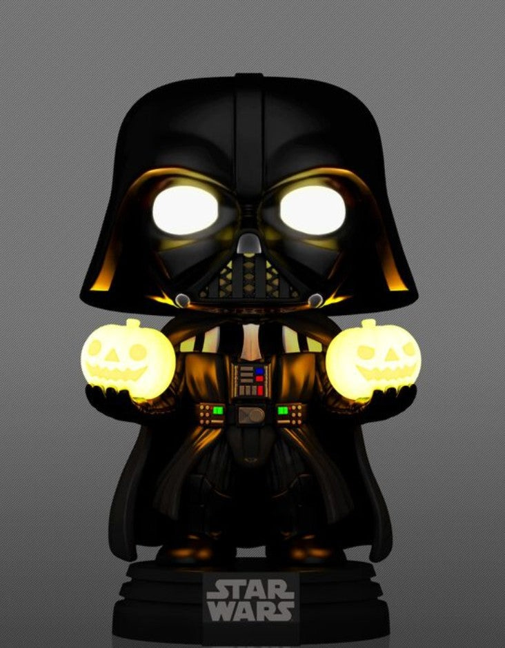 Funko Pop Star Wars Darth Vader Halloween Light-Up Super Size Pop