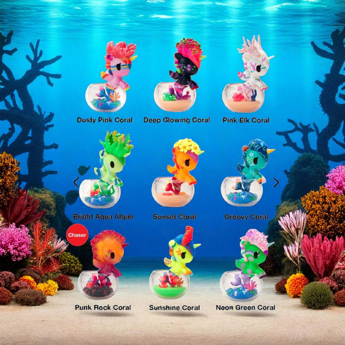 Tokidoki Mermicorno Neon Reef Mystery Figures
