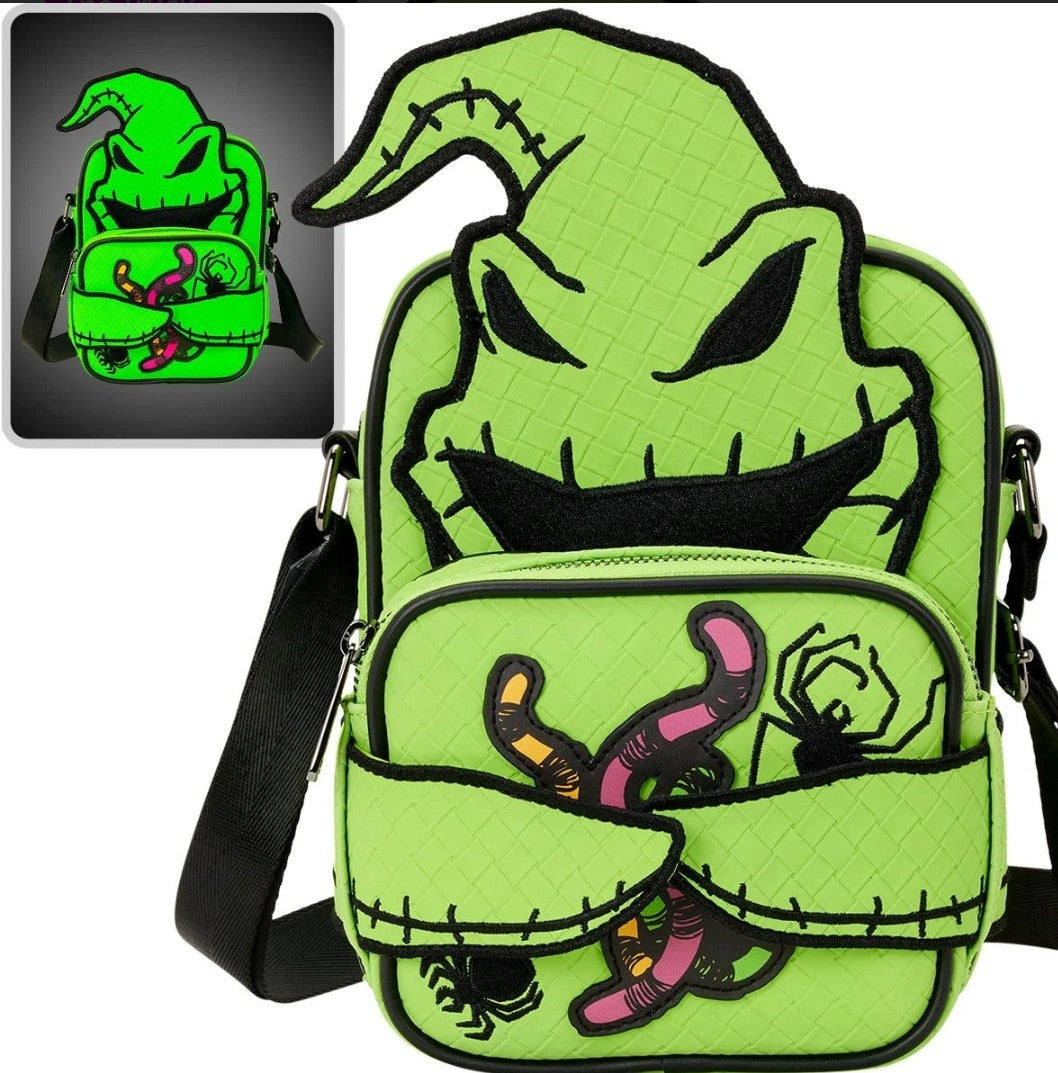 Loungefly Disney Nightmare Before Christmas Oggie Boogie Crossbuddies Bag