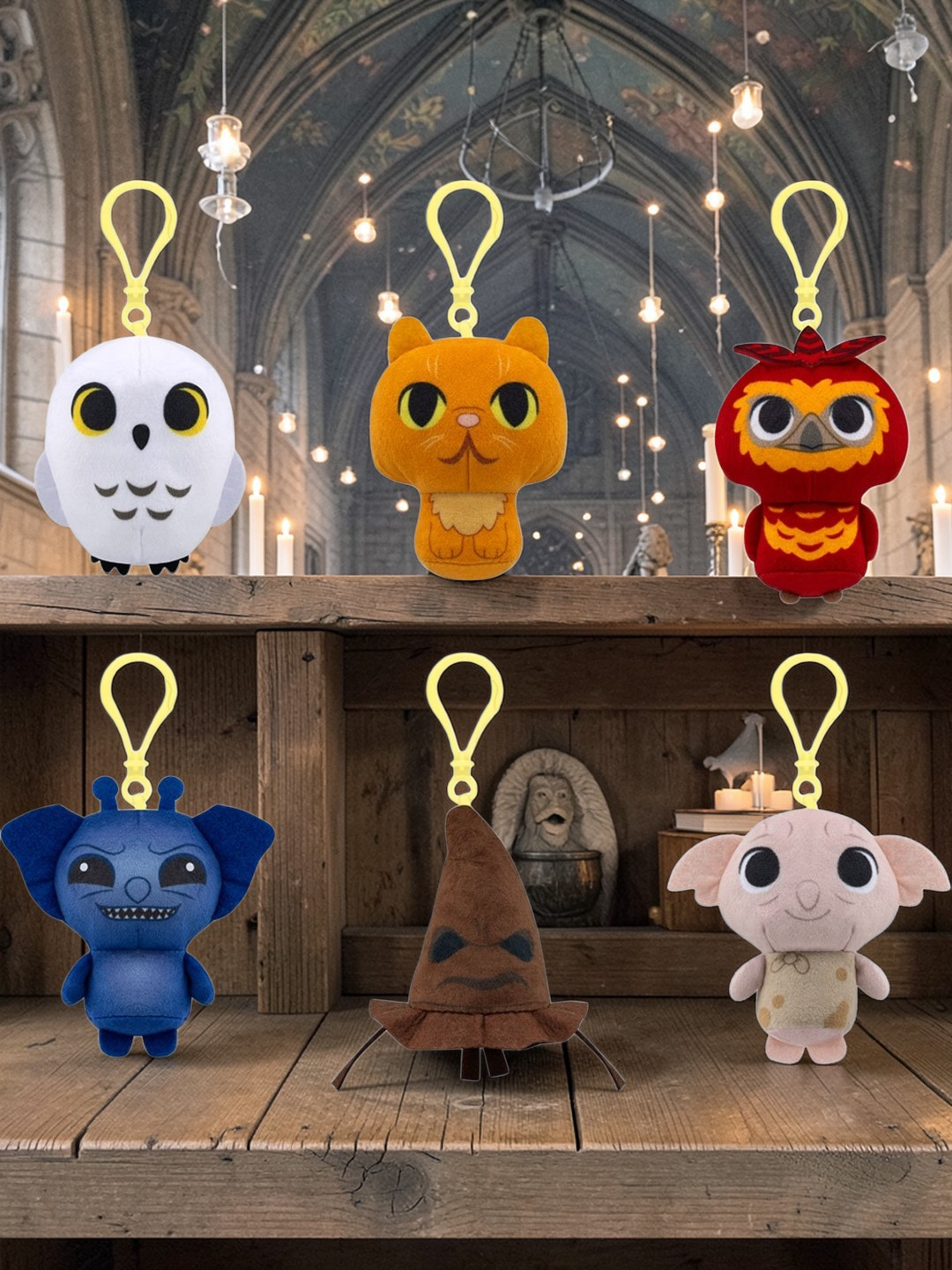 Funko Harry Potter Characters Plush Mystery Bag Clips