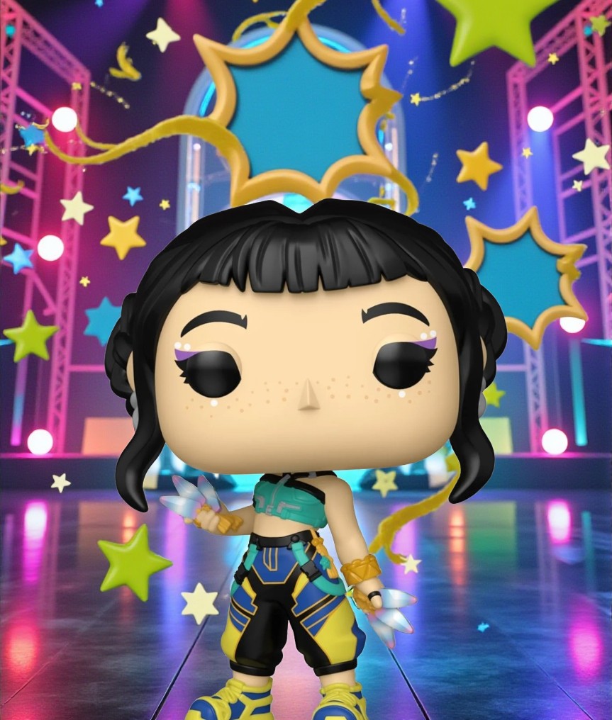 Funko Pop K-Pop Demon Hunters Rumi, Zoey, Mira, Jinu, Darpy and Jinu Chase Pop Figure