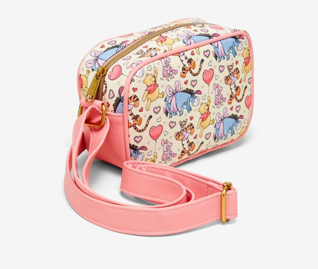 Loungefly Disney Winnie the Pooh and Friends Valentine's Crossbody Bag