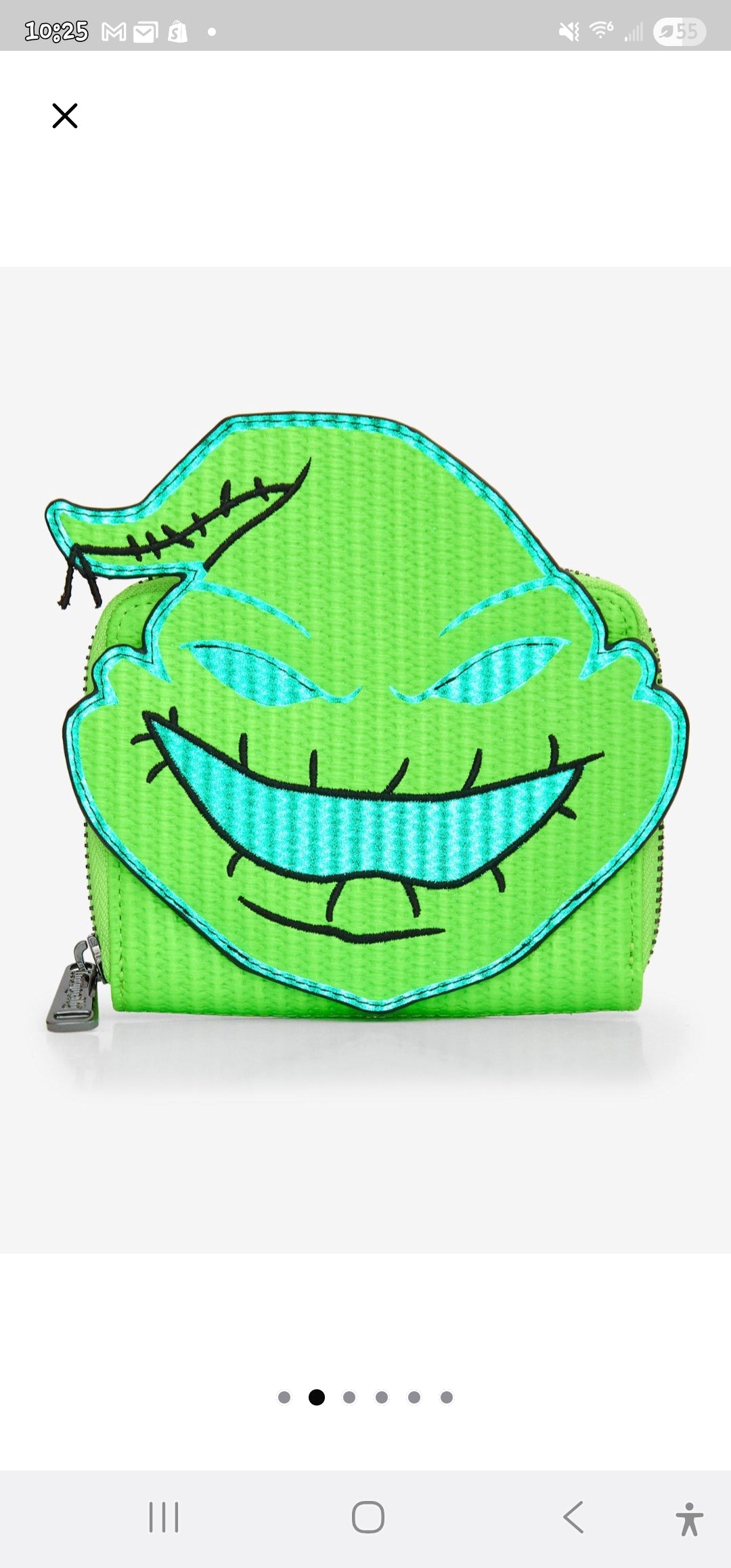 Loungefly Disney Nightmare Before Christmas Oggie Boogie Wallet