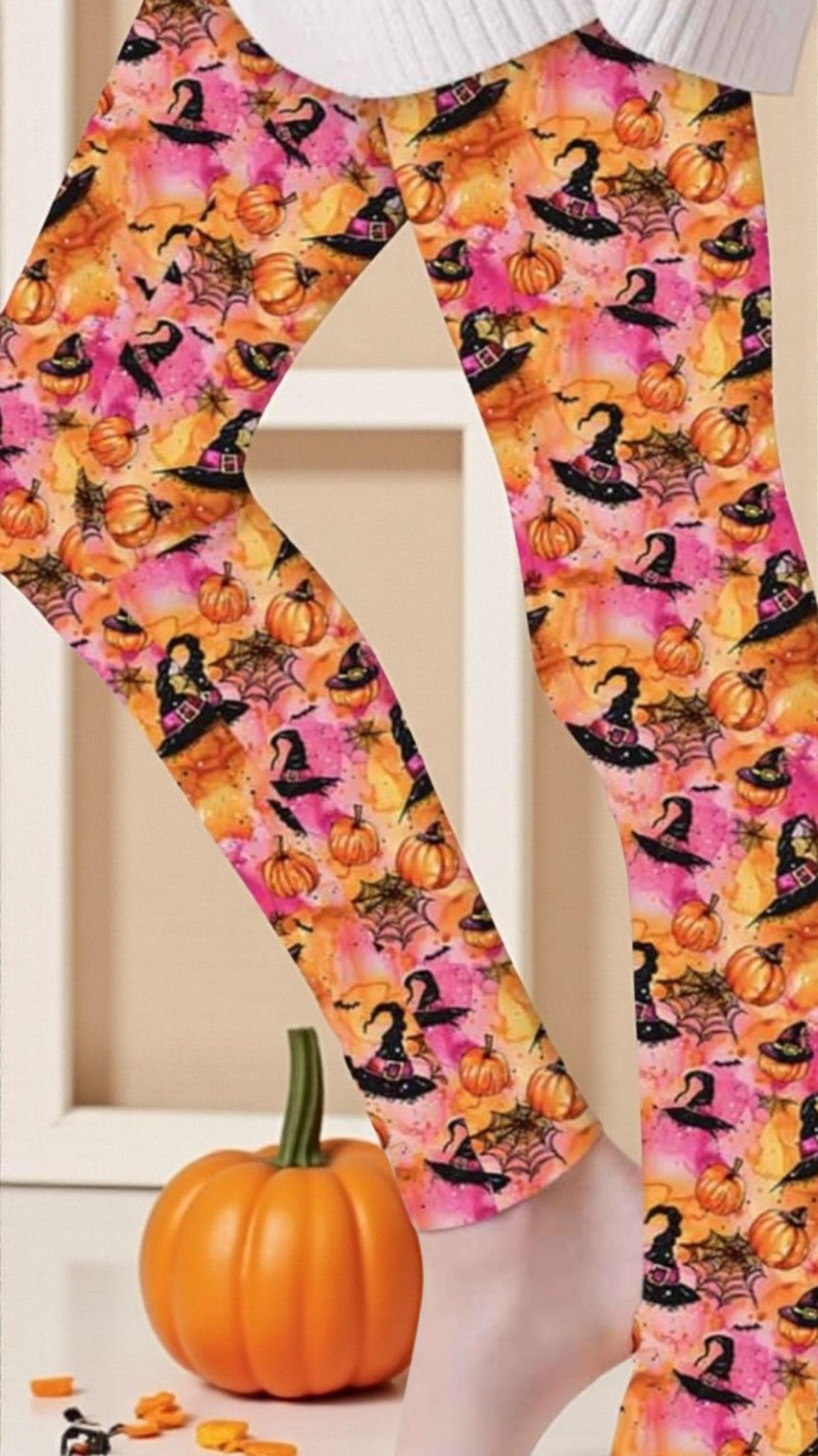 CP Ombre Halloween Witchy Hat Leggings