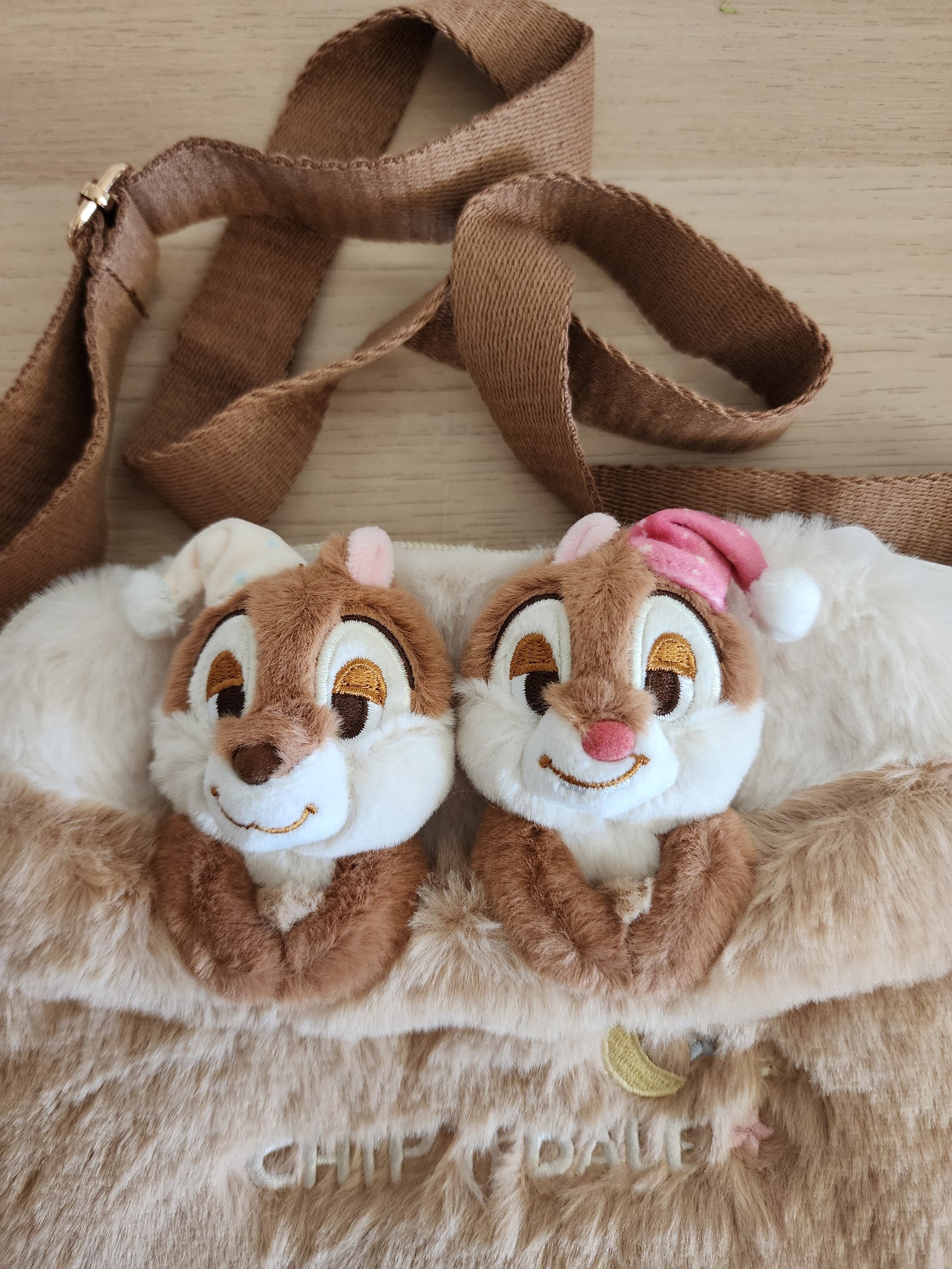 Disney Chip and Dale Plush Crossbody Bag