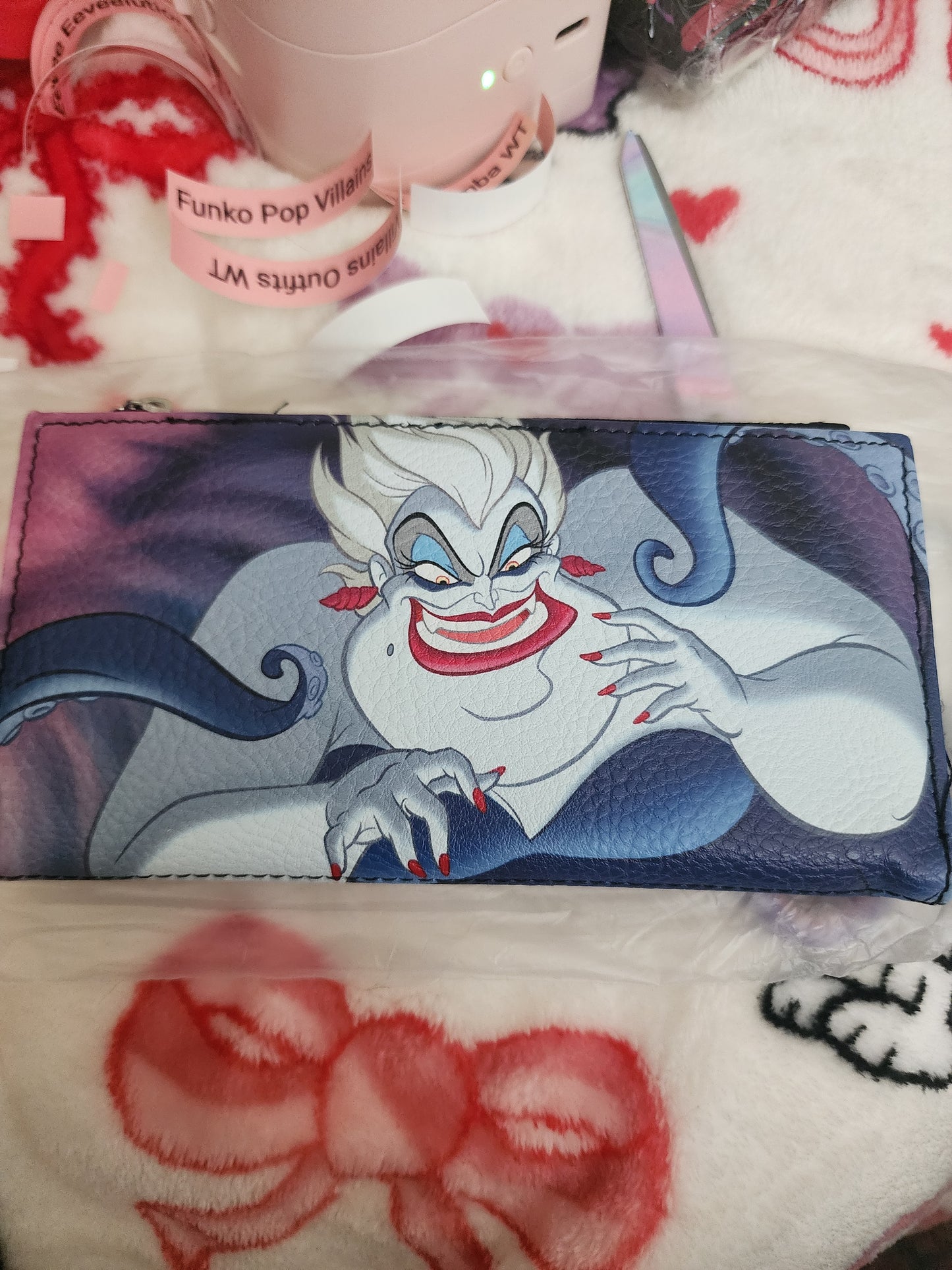 Disney Little Mermaid's Ursula/Ariel 2 Sided Wallet