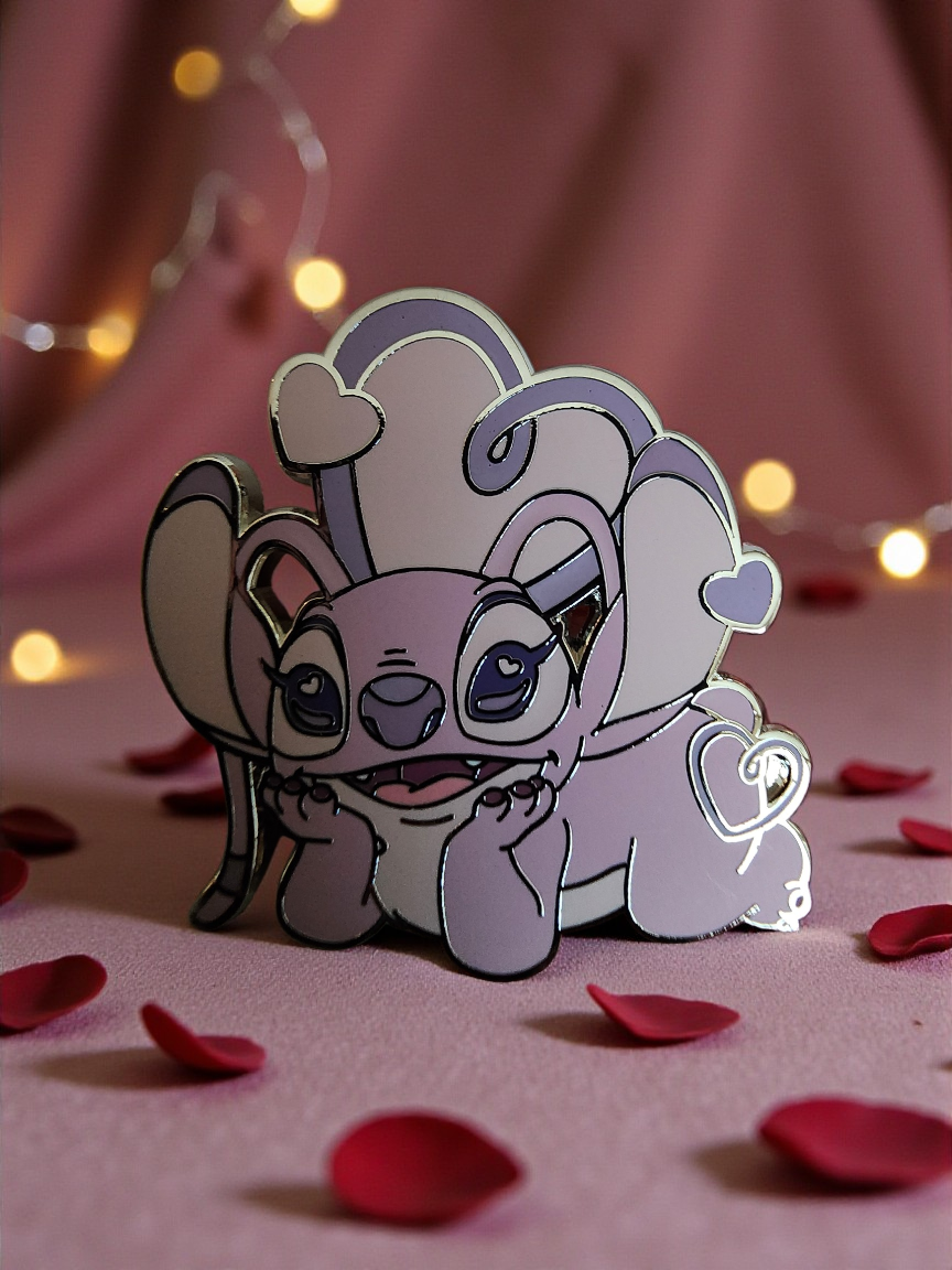 Loungefly Disney Stitch and Angel Hearts Mystery Pins
