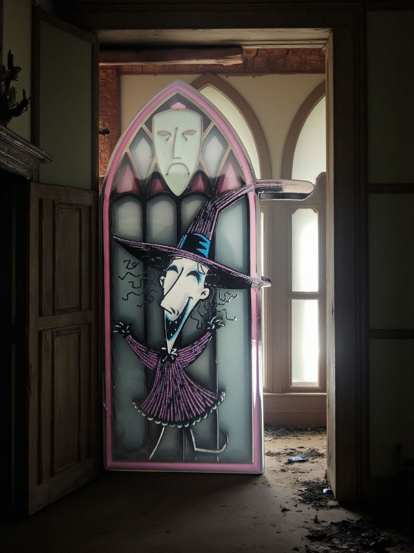 Loungefly Disney Nightmare Before Christmas Stained Glass Window Mystery Pins