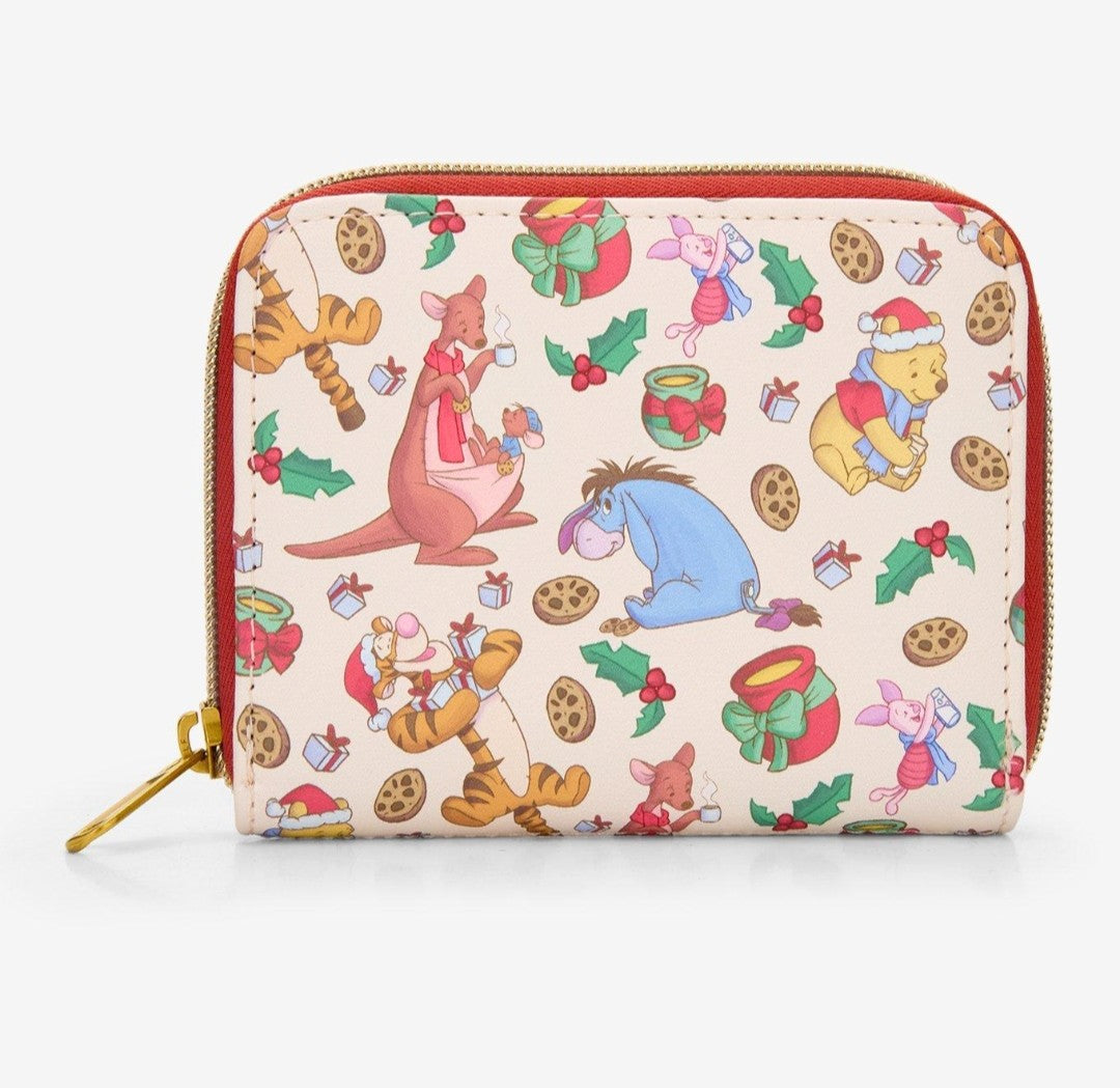 Loungefly Disney Winnie the Pooh and Friends Holiday Wallet