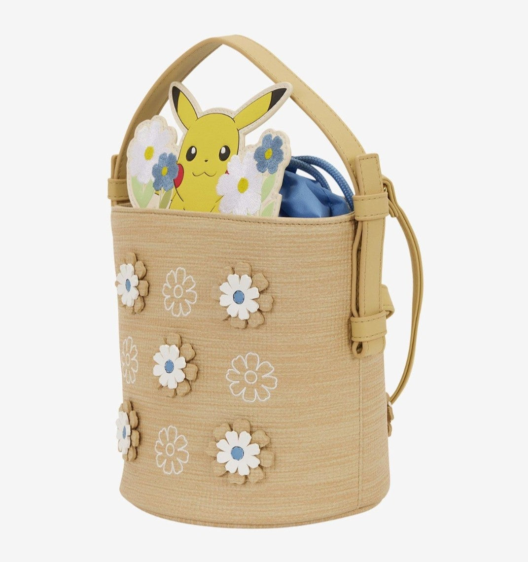 Loungefly Pokemon Pikachu Floral Drawstring Closure Crossbody Bag