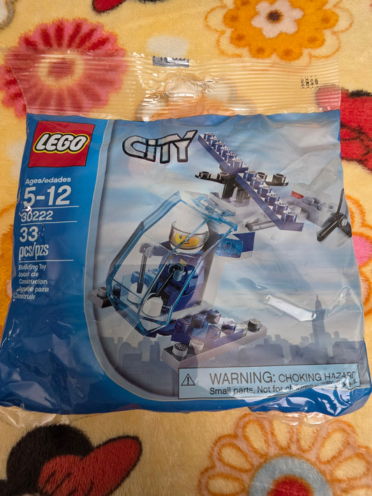 Lego City 30222 Police City Helicopter Set "Retired "