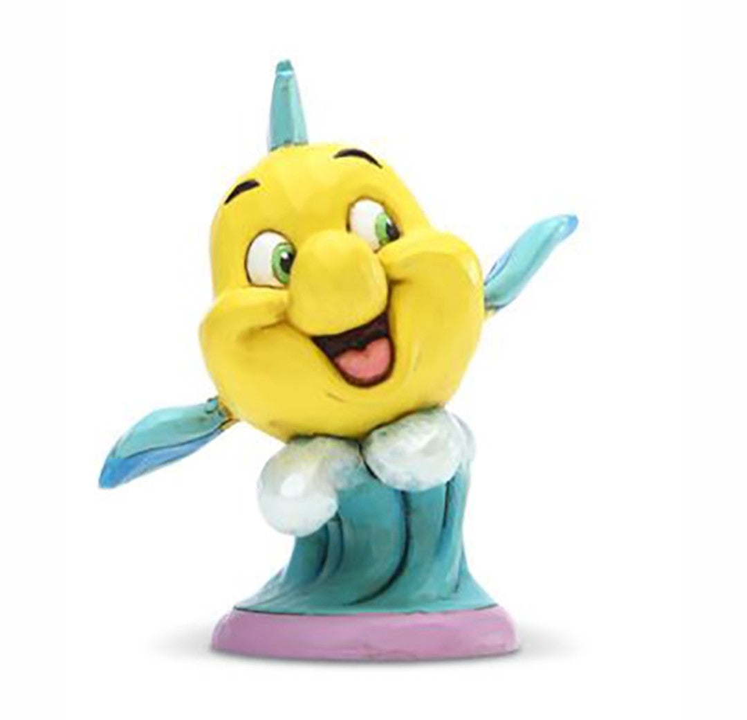 Jim Shore Disney The Little Mermaid Flounder Personality Pose Figure