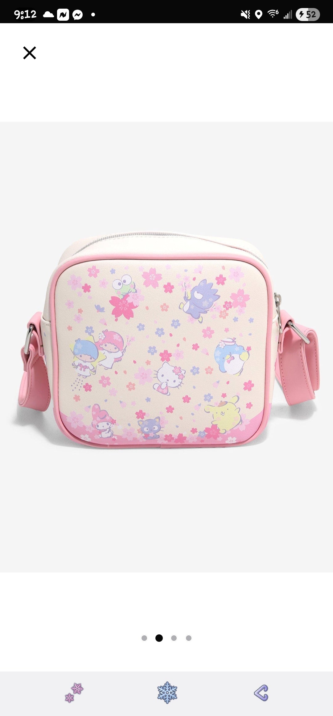 Loungefly Sanrio Hello Kitty and Friends Kawaii Crossbody Bag